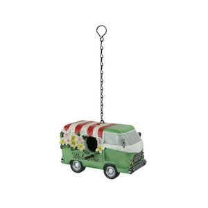 Rustic Country Flower Power Van Birdhouse for Small Birds